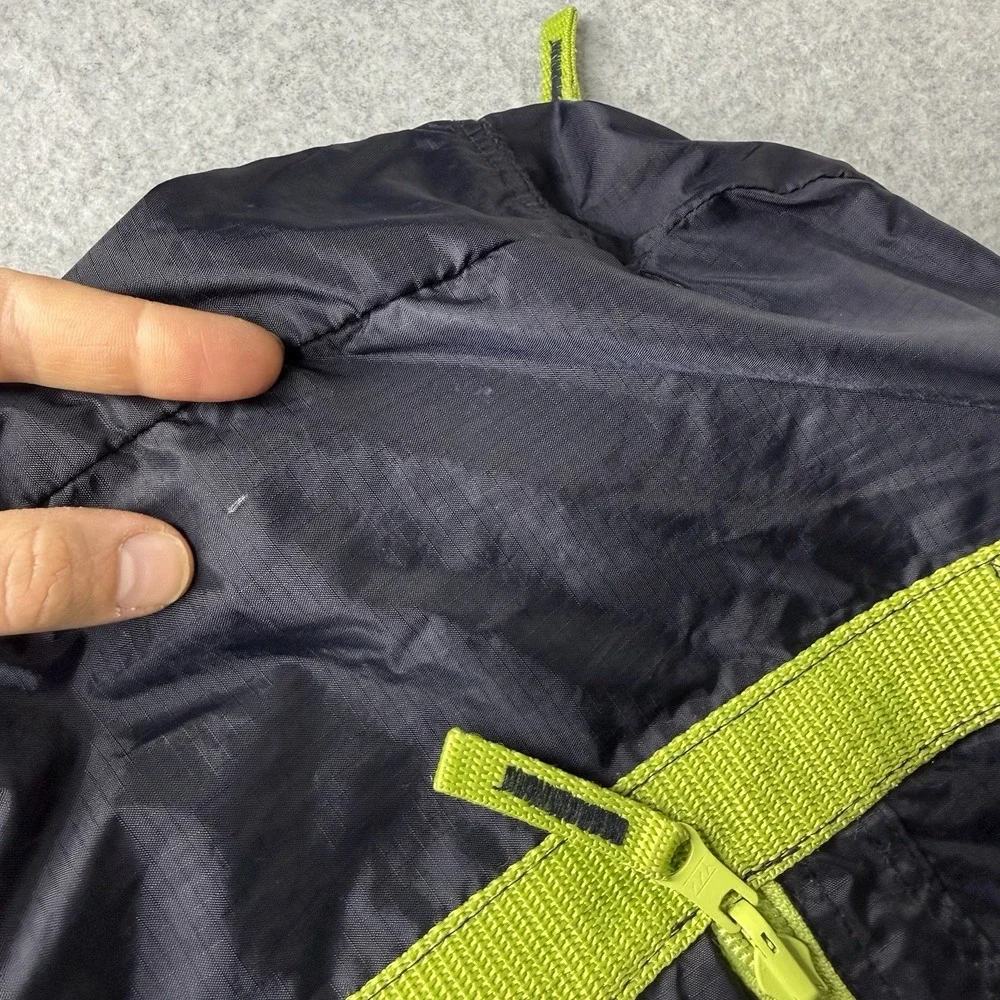 Y2K Gap Nylon Blue Green Duffle Gym Bag Overnight Weekend Travel Duffel Athletic